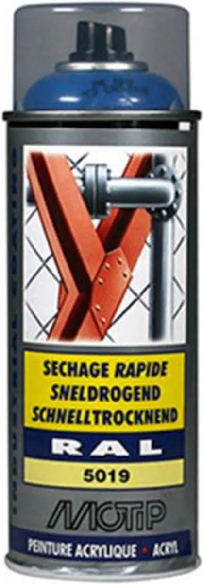 Motip Acrylverf RAL 5019 Capriblauw 400ml