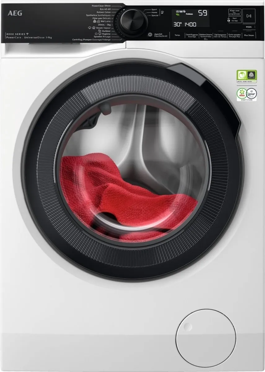 AEG LR86CUC94 PowerCare Wasmachine 9 kg