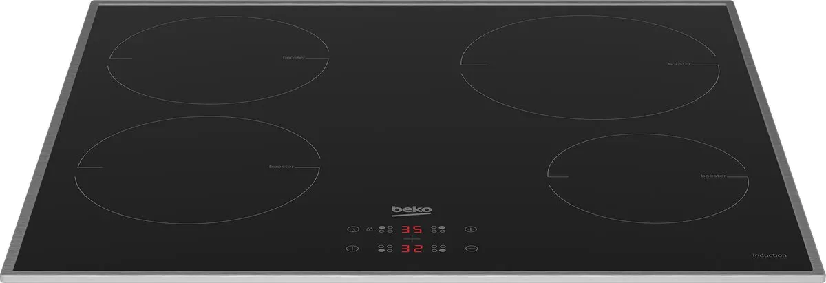 Beko HII64400MTX Inductiekookplaat 60cm - 4 Zones - Zwart