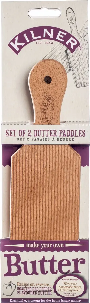 Kilner Houten Boterspatels - 2 Stuks