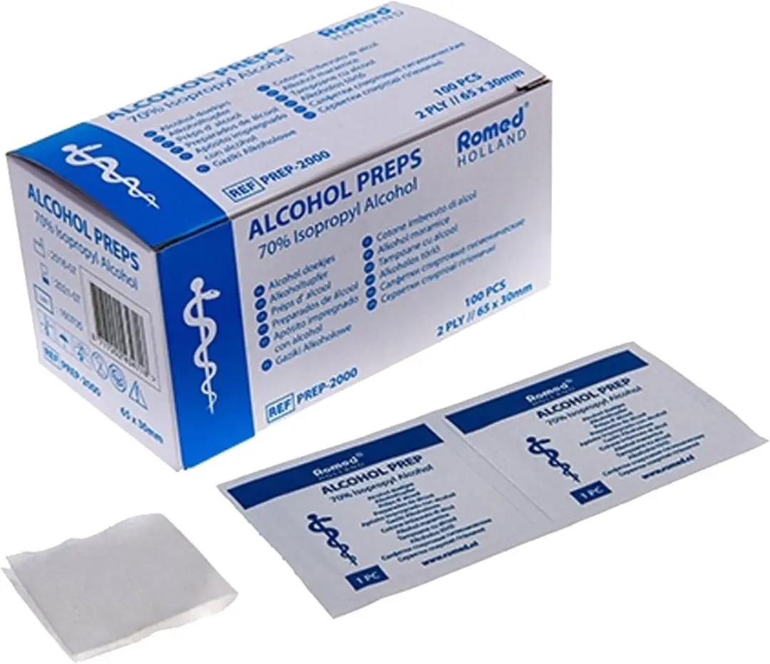 Romed Alcoholdoekjes 100 Stuks
