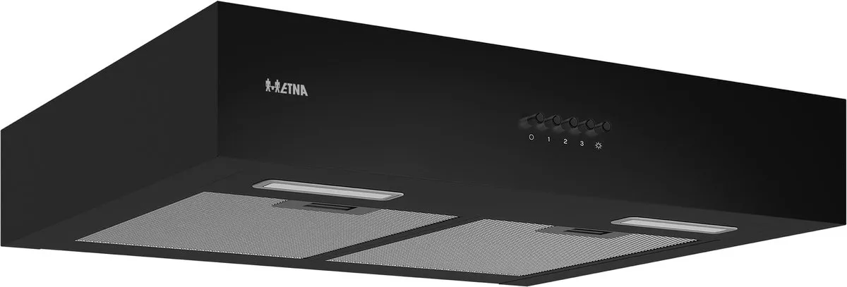 Etna AO960ZT Onderbouw Afzuigkap 60cm - Zwart - 3 standen
