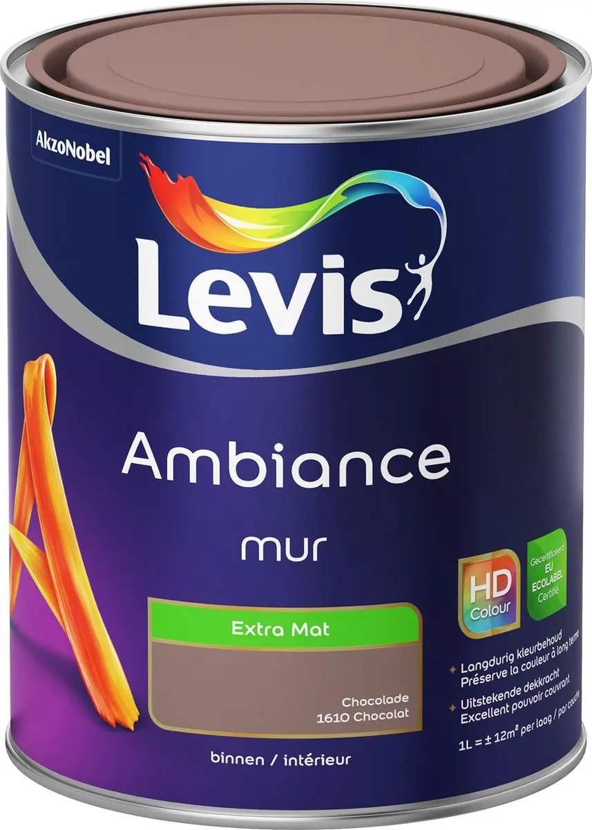 Levi's Ambiance Mur Extra Mat Chocolade