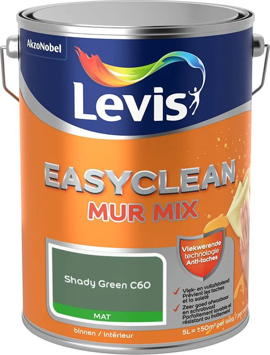 Levi's Easyclean Mur Mat Mix Shady Green C60