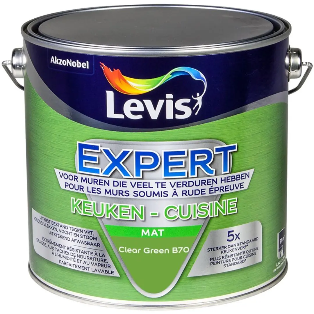 Levi's Expert Keuken Mix Clear Green B70 Mengverf 2,5L