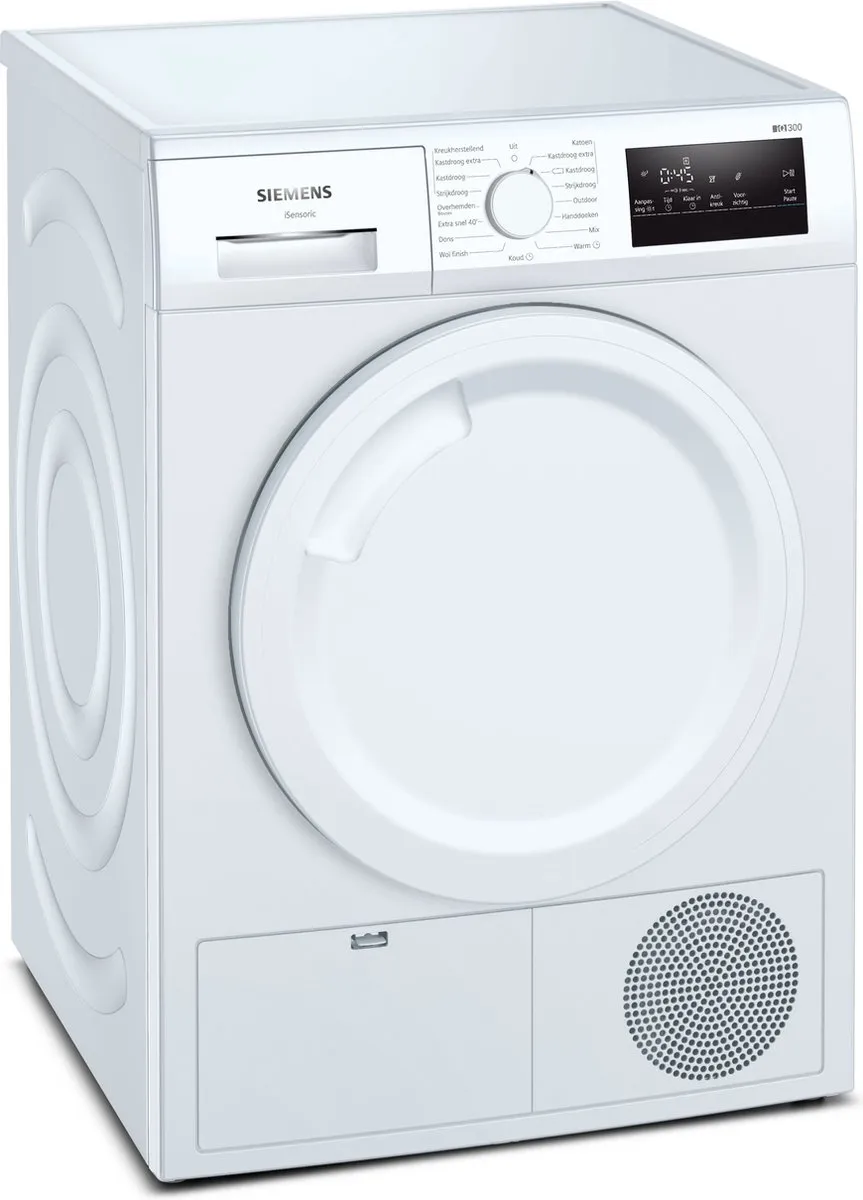 Siemens iQ300 WT43H200NL Warmtepompdroger 7kg - Wit - afbeelding 6 van 6