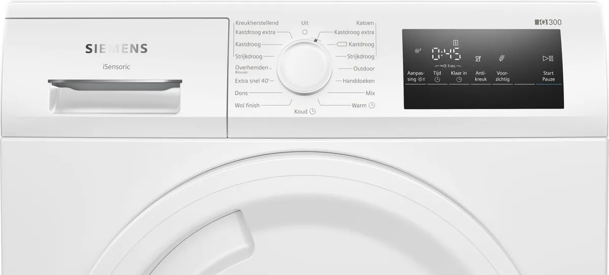 Siemens iQ300 WT43H200NL Warmtepompdroger 7kg - Wit