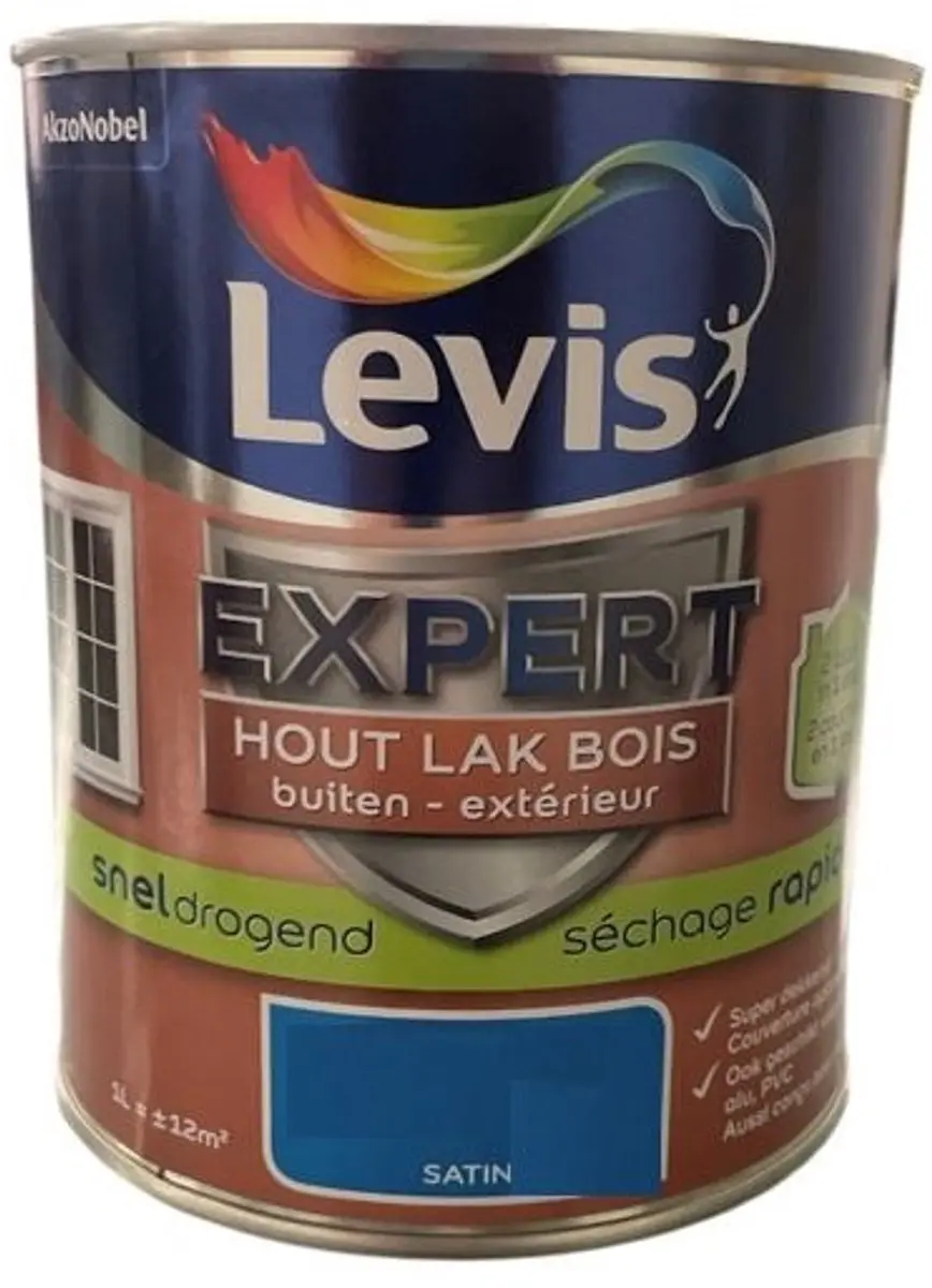 Levi's Expert Hout Lak Satin Sneldrogend 1L