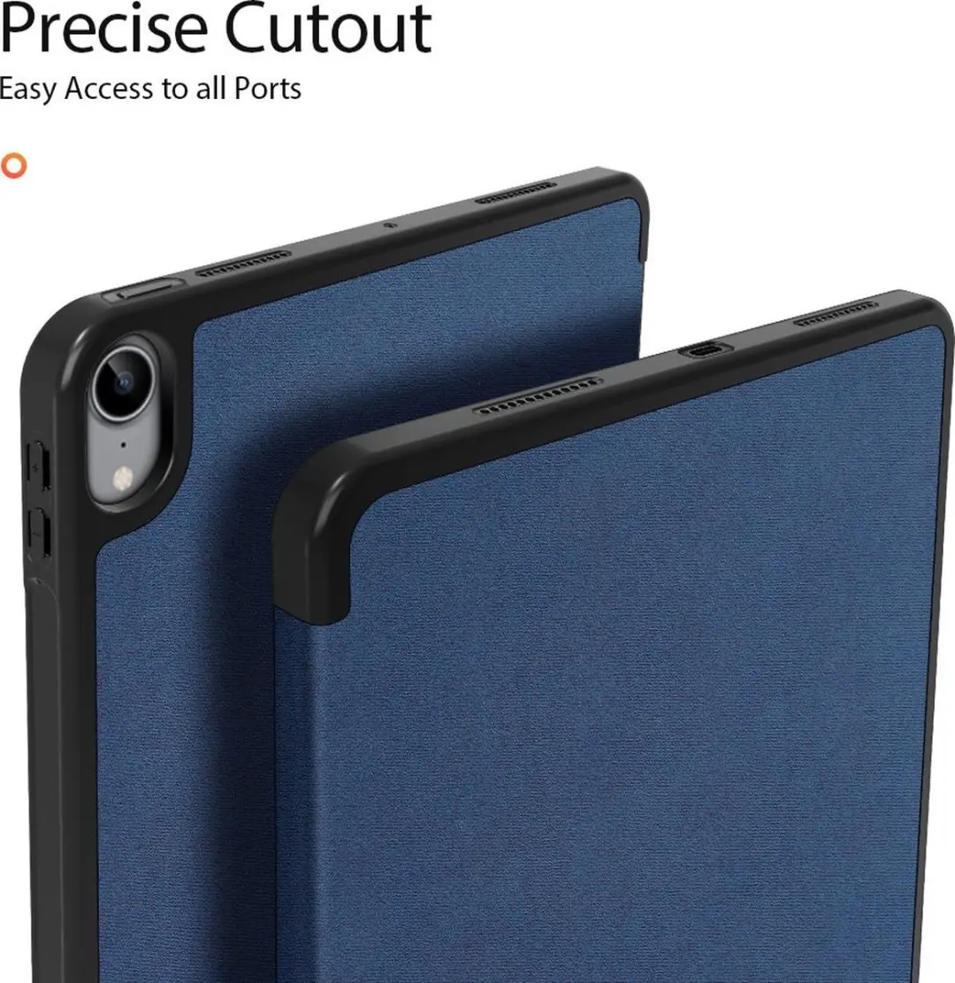 Dux Ducis Domo Bookcase iPad Air 5 10.9 Hoes - Blauw - 601195-1