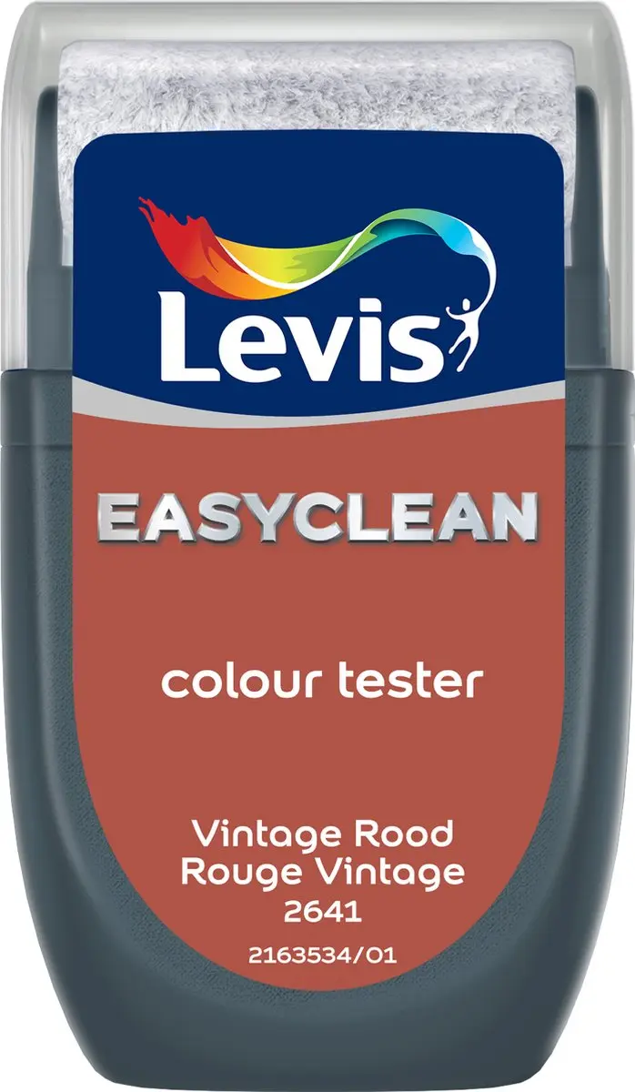 Levi's Easyclean Mur Tester Vintage Rood 30ml