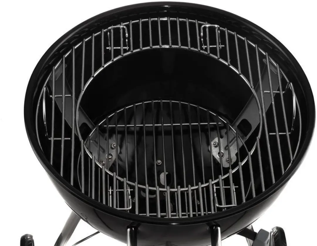 Mustang Gourmet Kettle Houtskoolbarbecue Ø43,5cm - Zwart
