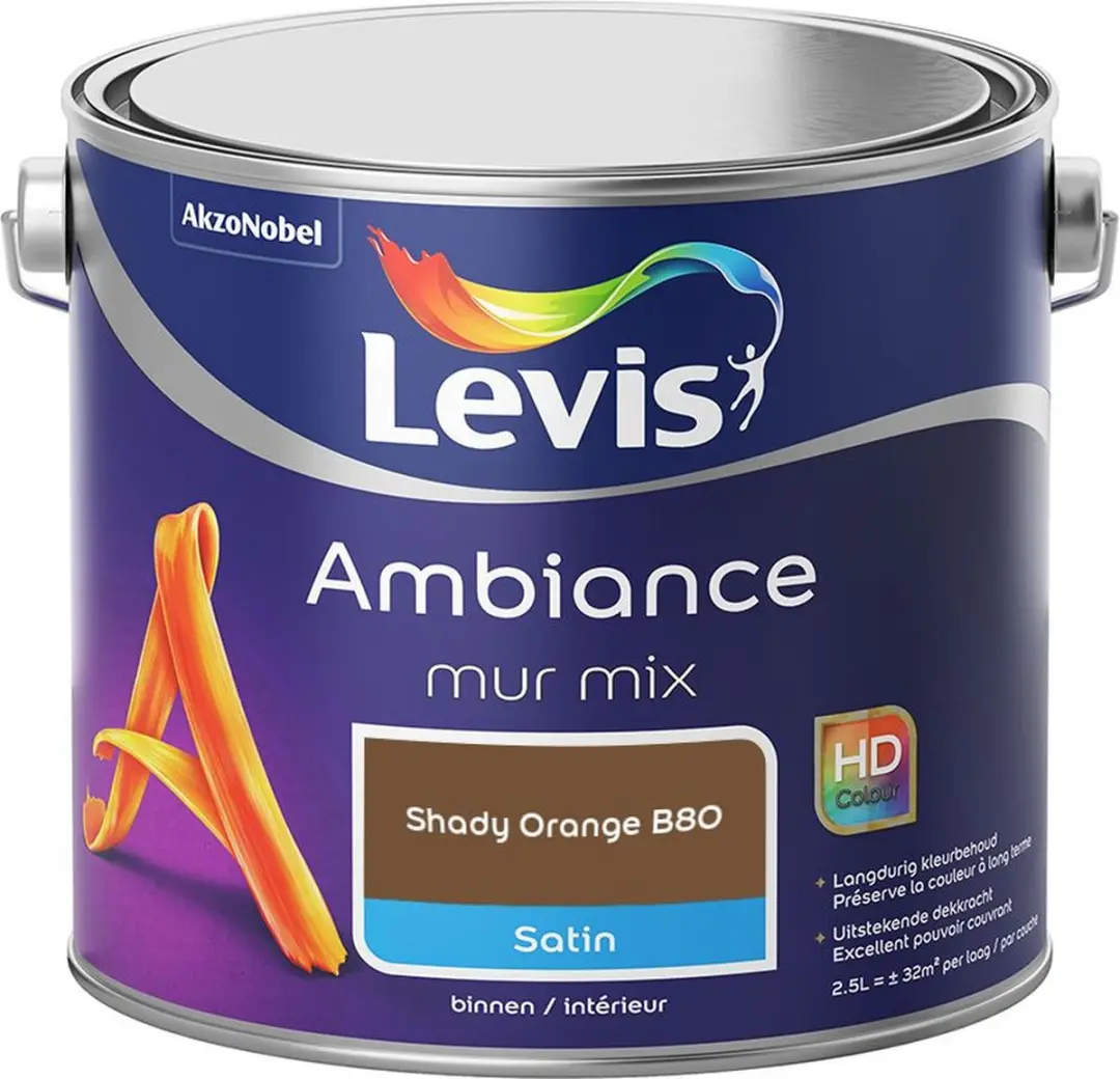 Levi's Ambiance Mur Satin Mix Mengverf 2,5L