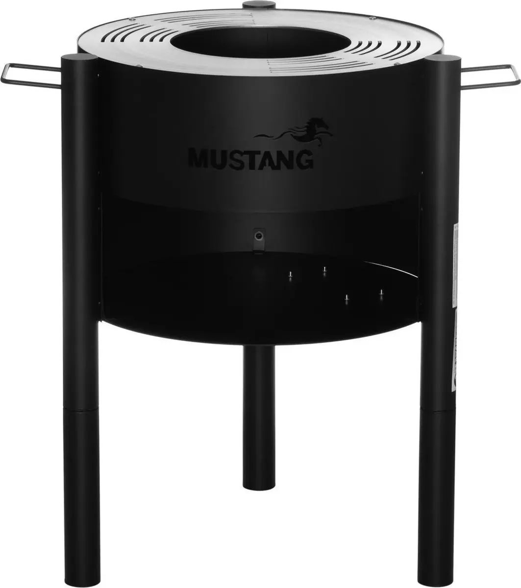 Mustang Oakdale Tuinhaard Barbecue - Zwart - Ø60cm