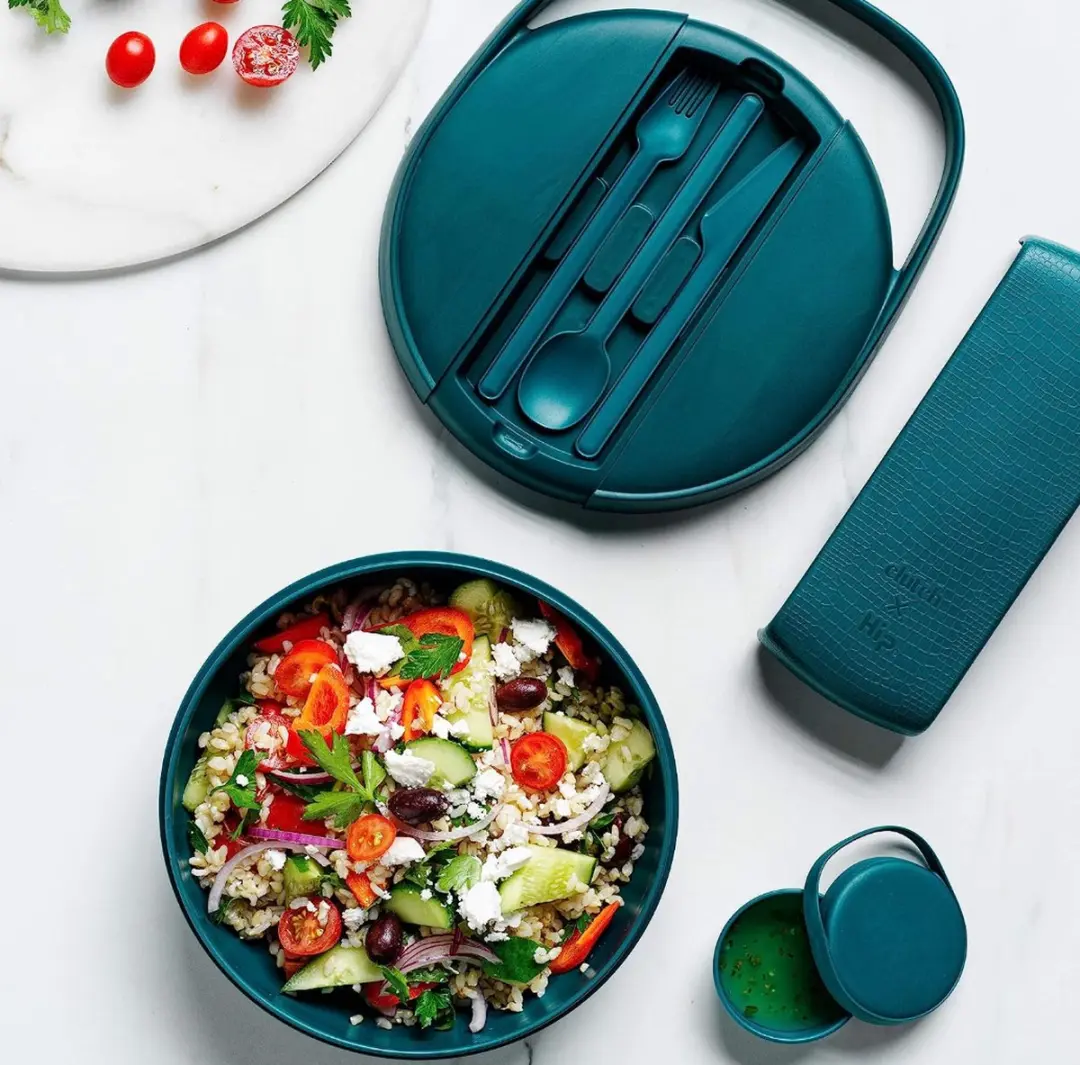 Hip Clutch Lunchbox - 6-delig - Jade