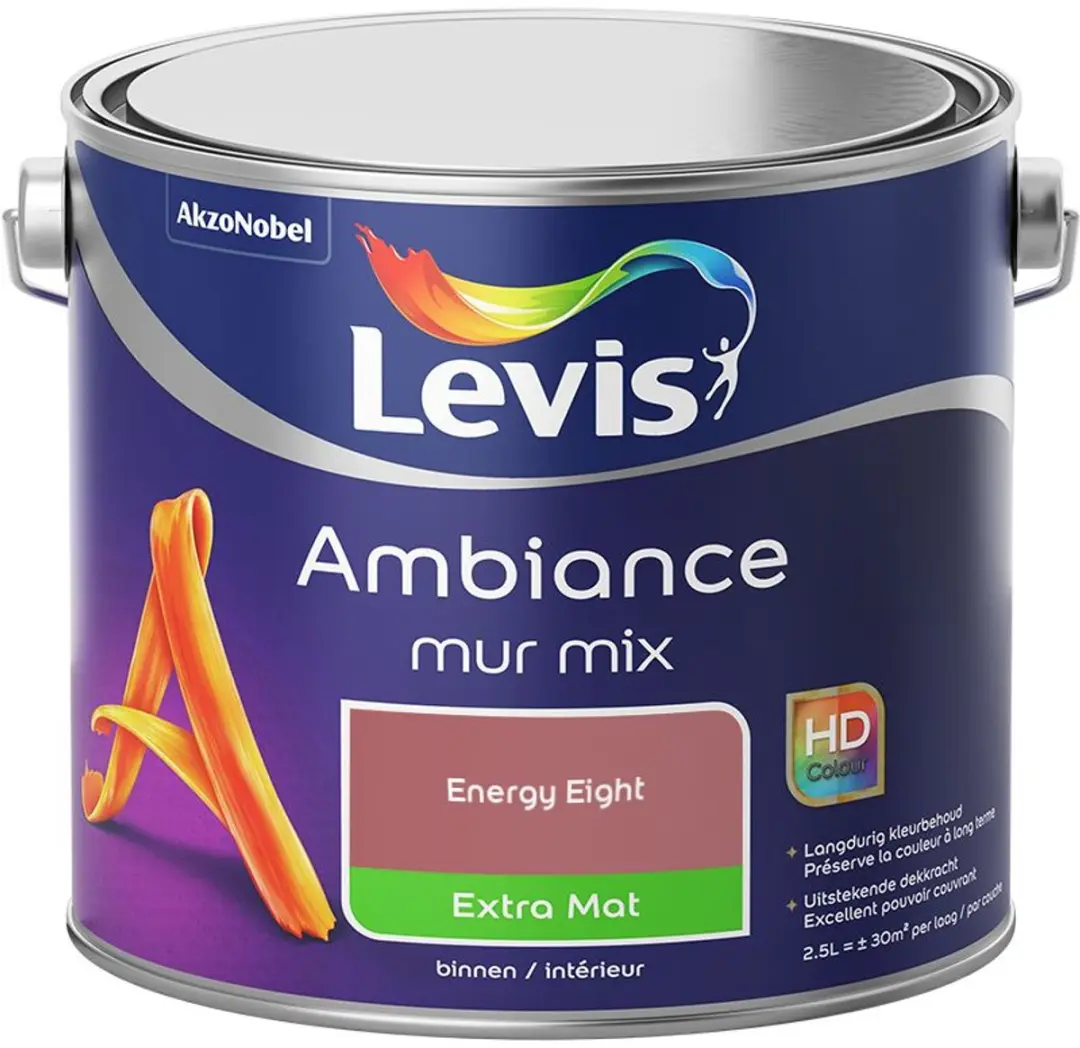 Levi's Ambiance Mur Extra Mat Mix Energy Eight Mengverf 2,5L