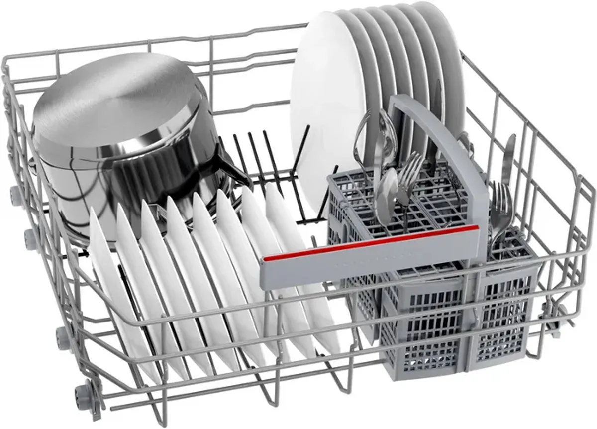 Bosch Serie 4 SMI4EAS28E Semi-ingebouwde Vaatwasser 13 Couverts - Geborsteld staal
