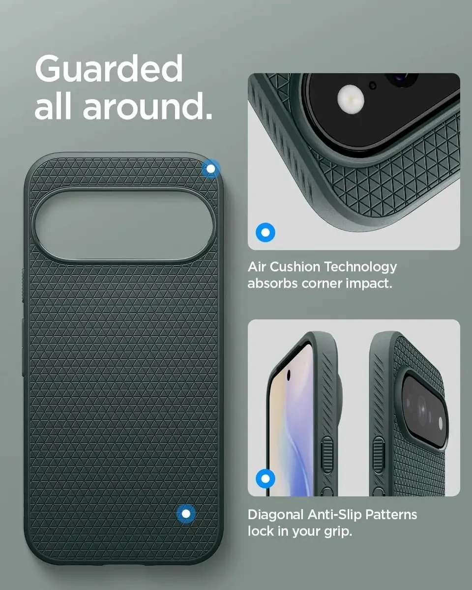 Spigen Liquid Air MagFit ACS11863 Hoesje - Google Pixel 11 Pro XL - Groen