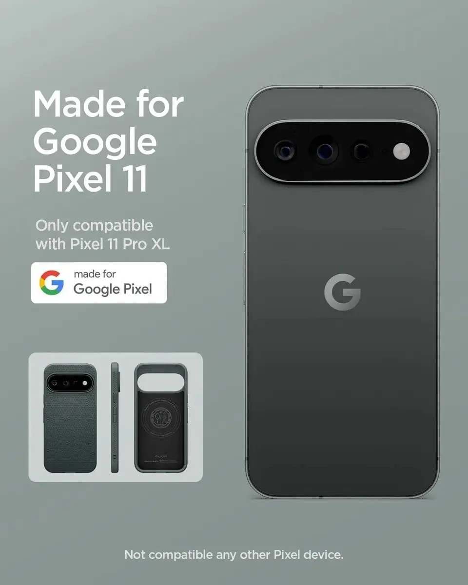 Spigen Liquid Air MagFit ACS11863 Hoesje - Google Pixel 11 Pro XL - Groen
