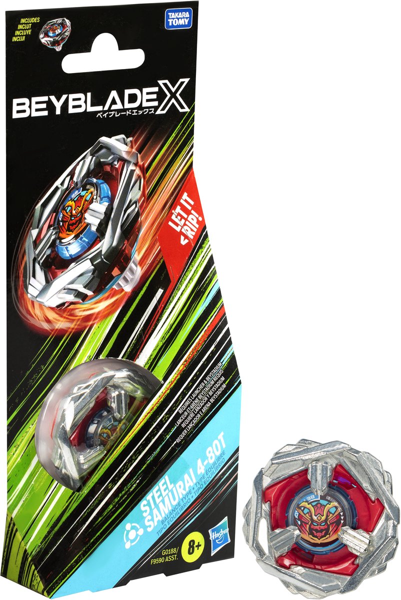 Beyblade X Top spinner Steel Samurai