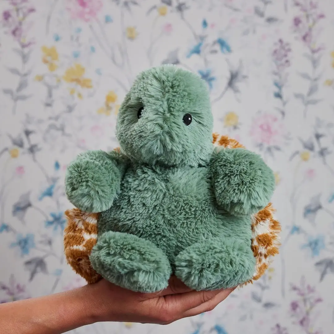 Warmies Magnetronknuffel Turtle - Groen