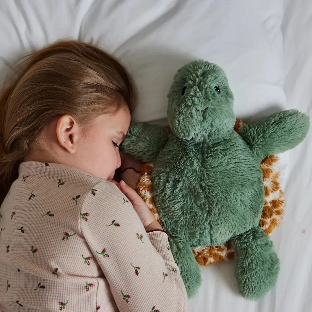 Warmies Magnetronknuffel Turtle - Groen