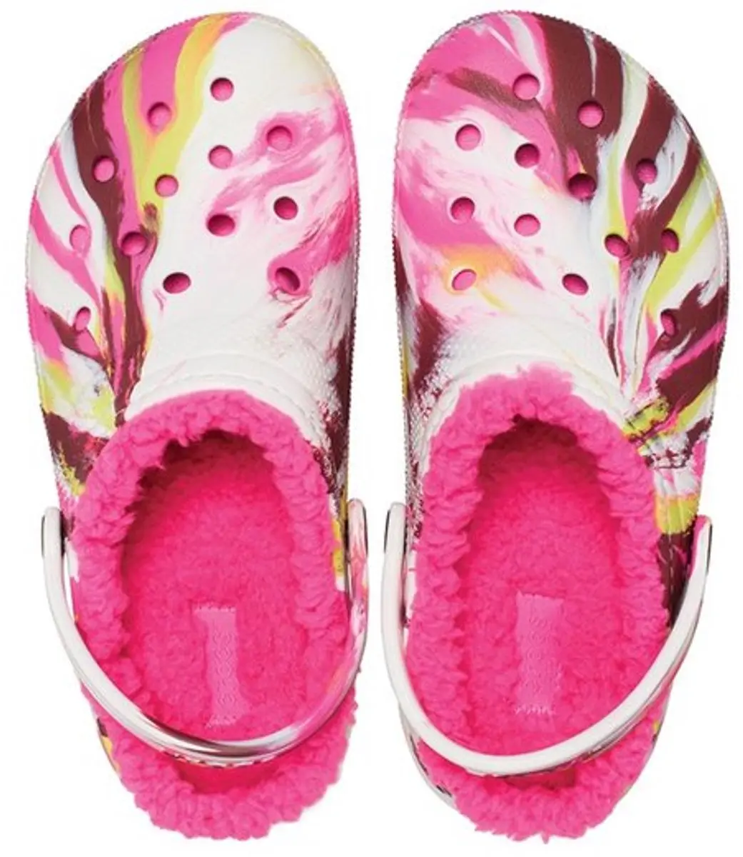 Crocs Classic Lined Marbled Klompen
