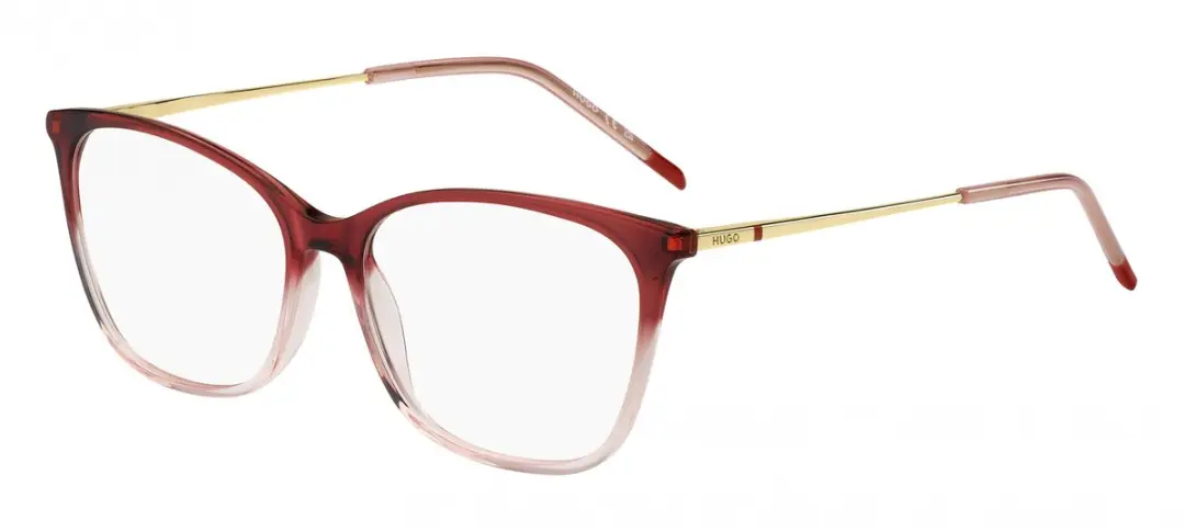 Hugo HG 1294 Burgundy pink 54/15/145 WOMAN Brilmonturen
