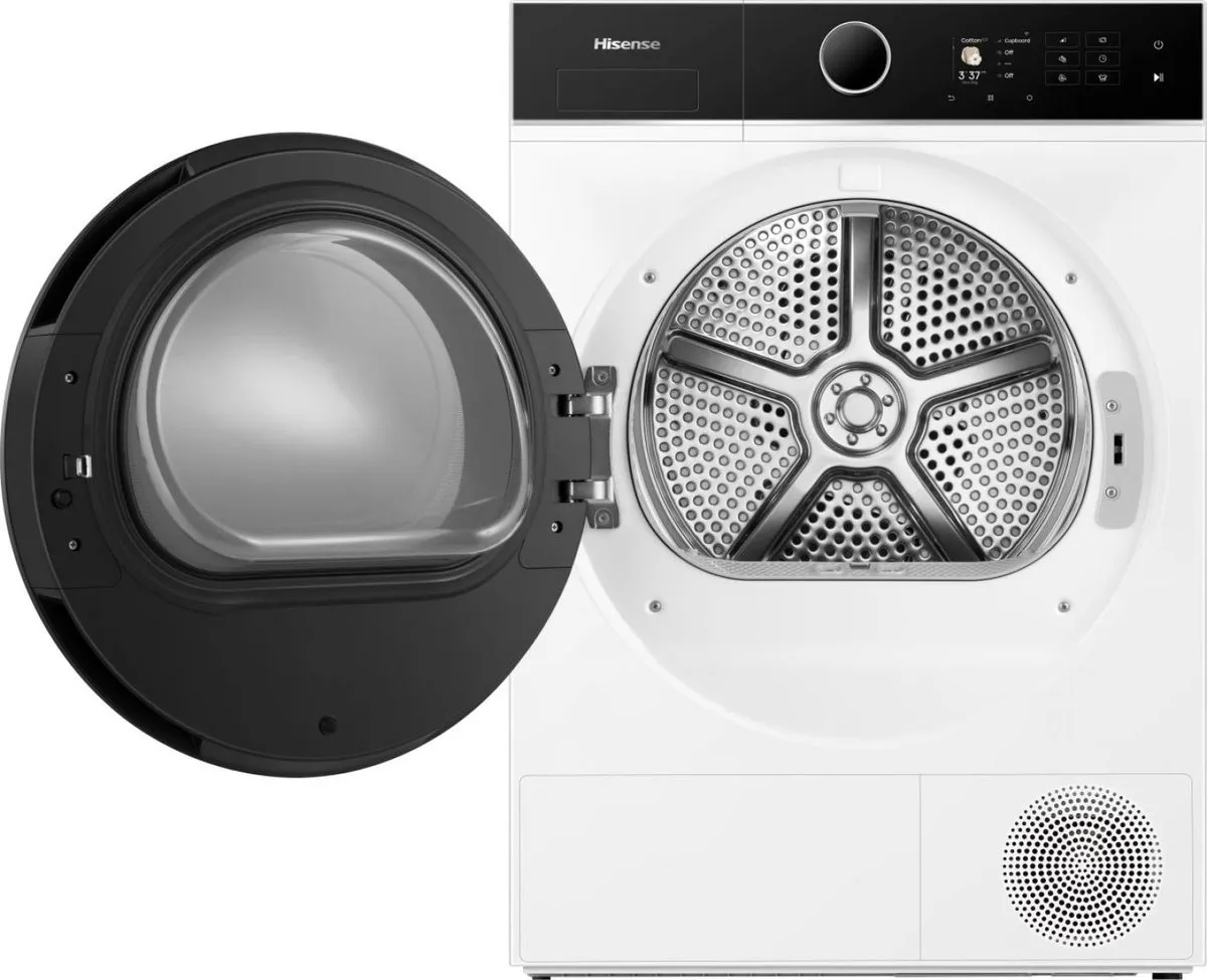 Hisense DH5I804BWCD Wasdroger 8kg - Wit