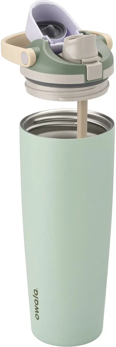 Owala FreeSip Sway 890ml - Eucalyptus Groen/Geel - afbeelding 6 van 6