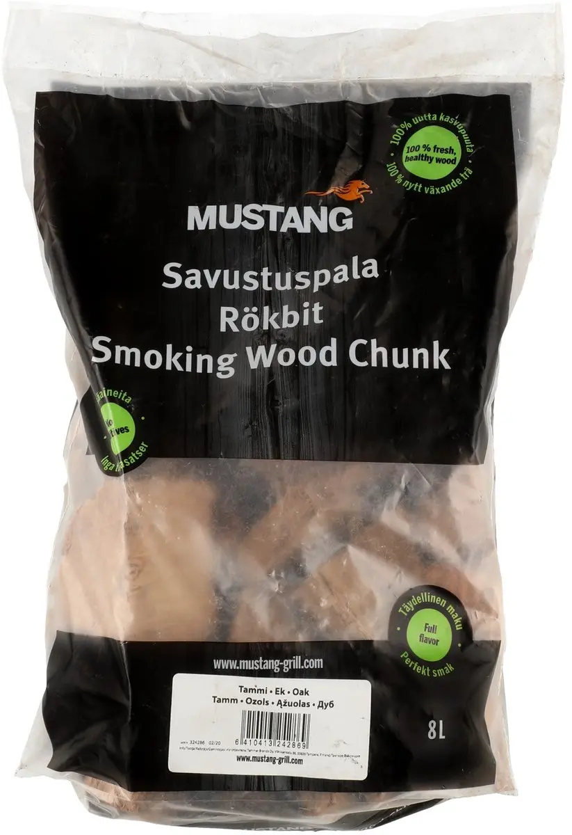 Mustang Rookhout Chunks Eiken BBQ