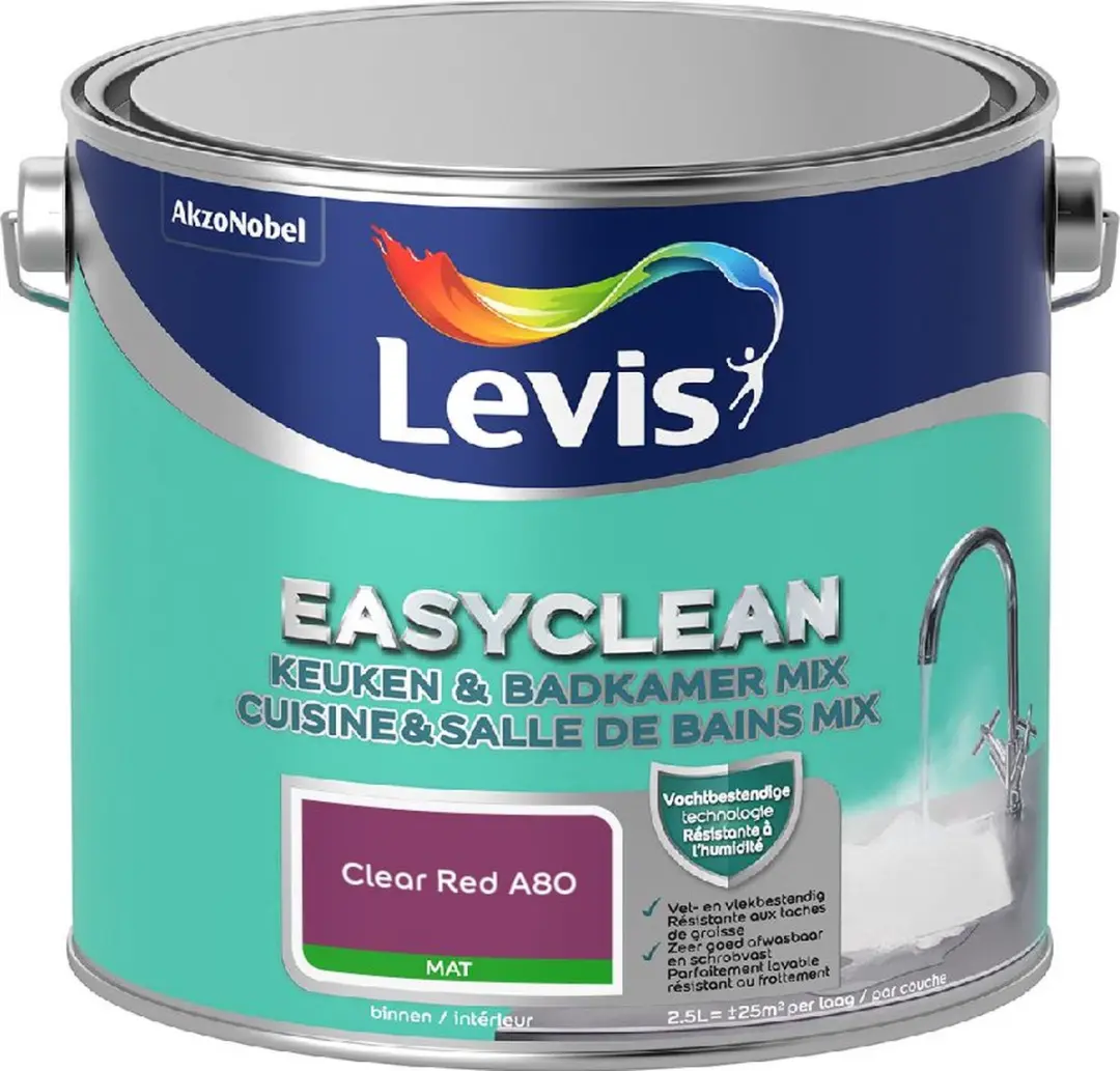 Levi's Easyclean Mengverf Clear Red A80