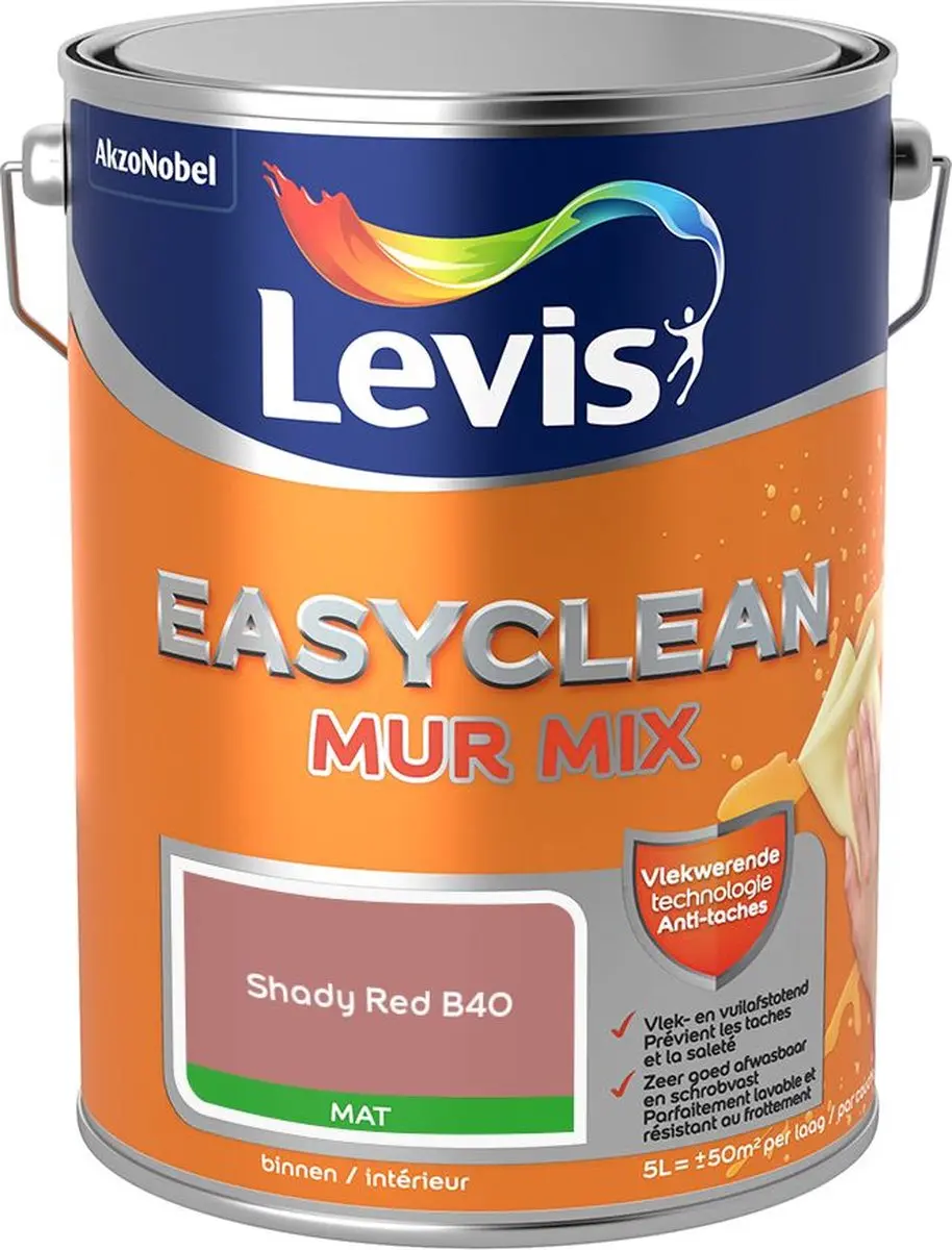 Levi's Easyclean Mur Mat Mix Shady Red B40