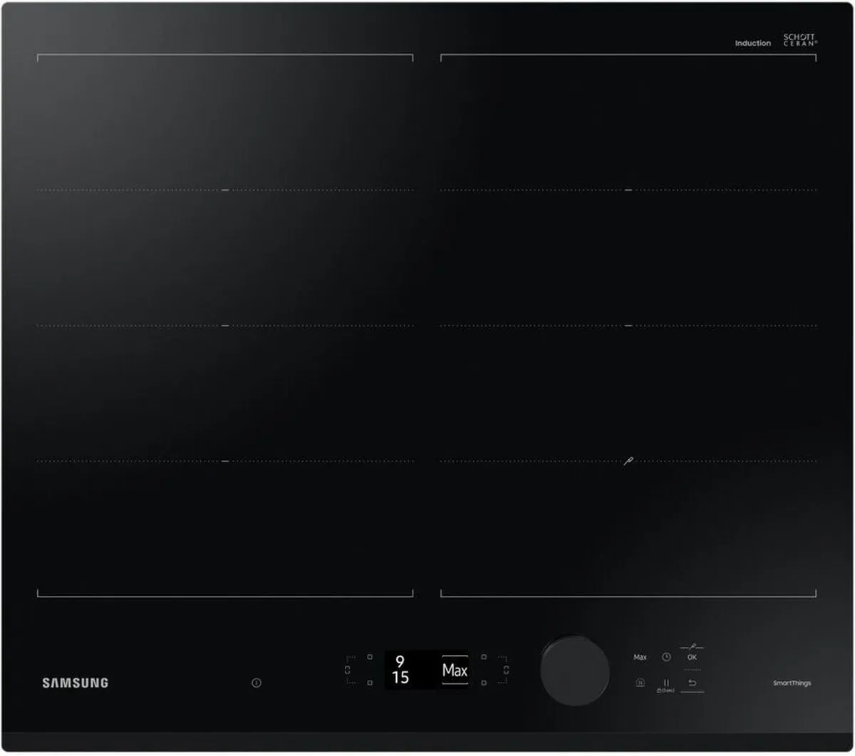 Samsung NZ64B7799GK/U2 Inductiekookplaat 4 Zones