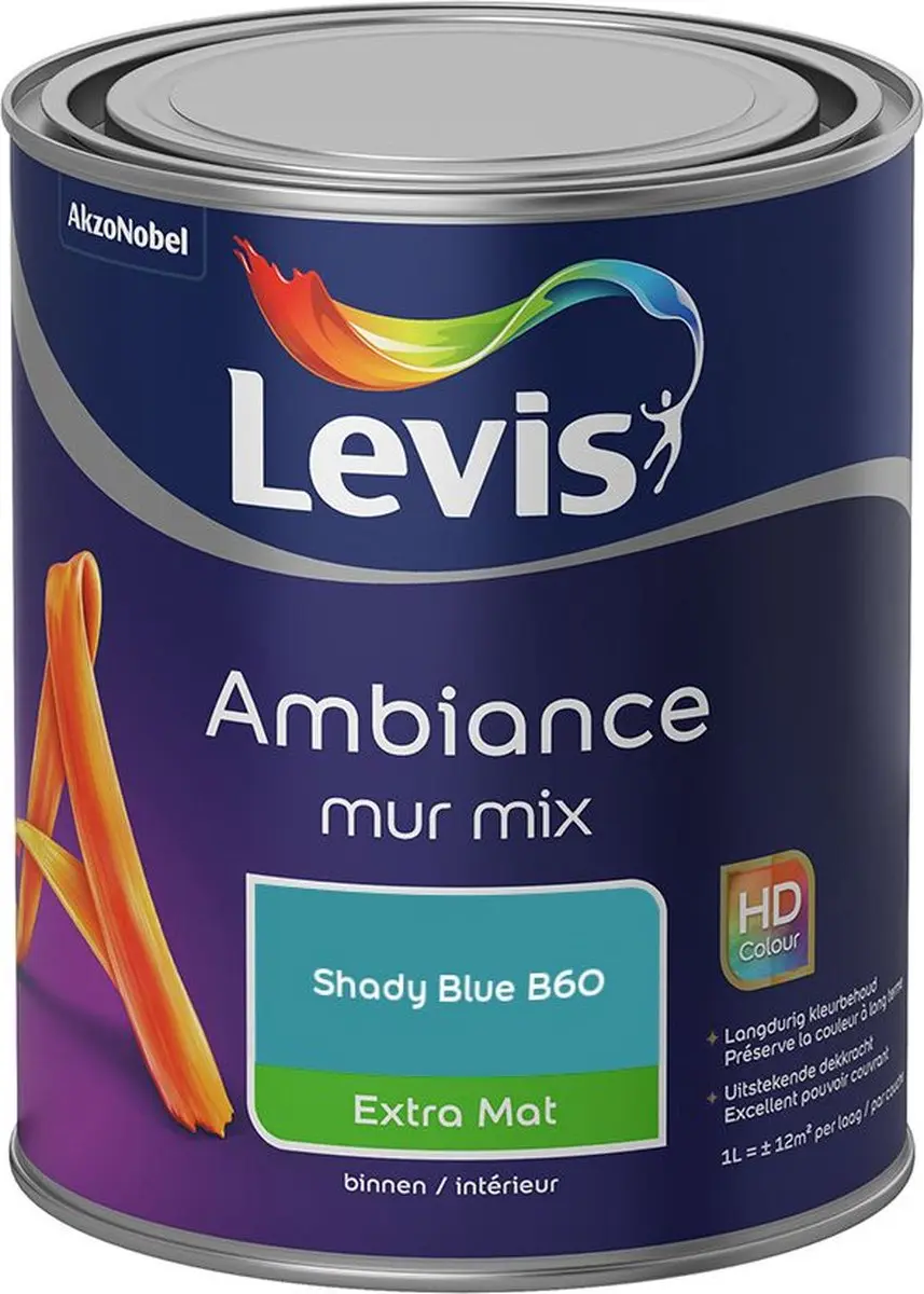 Levi's Ambiance Mur Extra Mat Mix Shady Blue B60