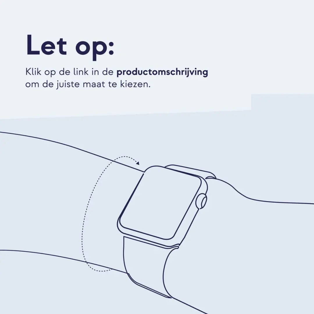 Apple Gevlochten Light Blue Band - 38/40/41/42mm - Maat 5