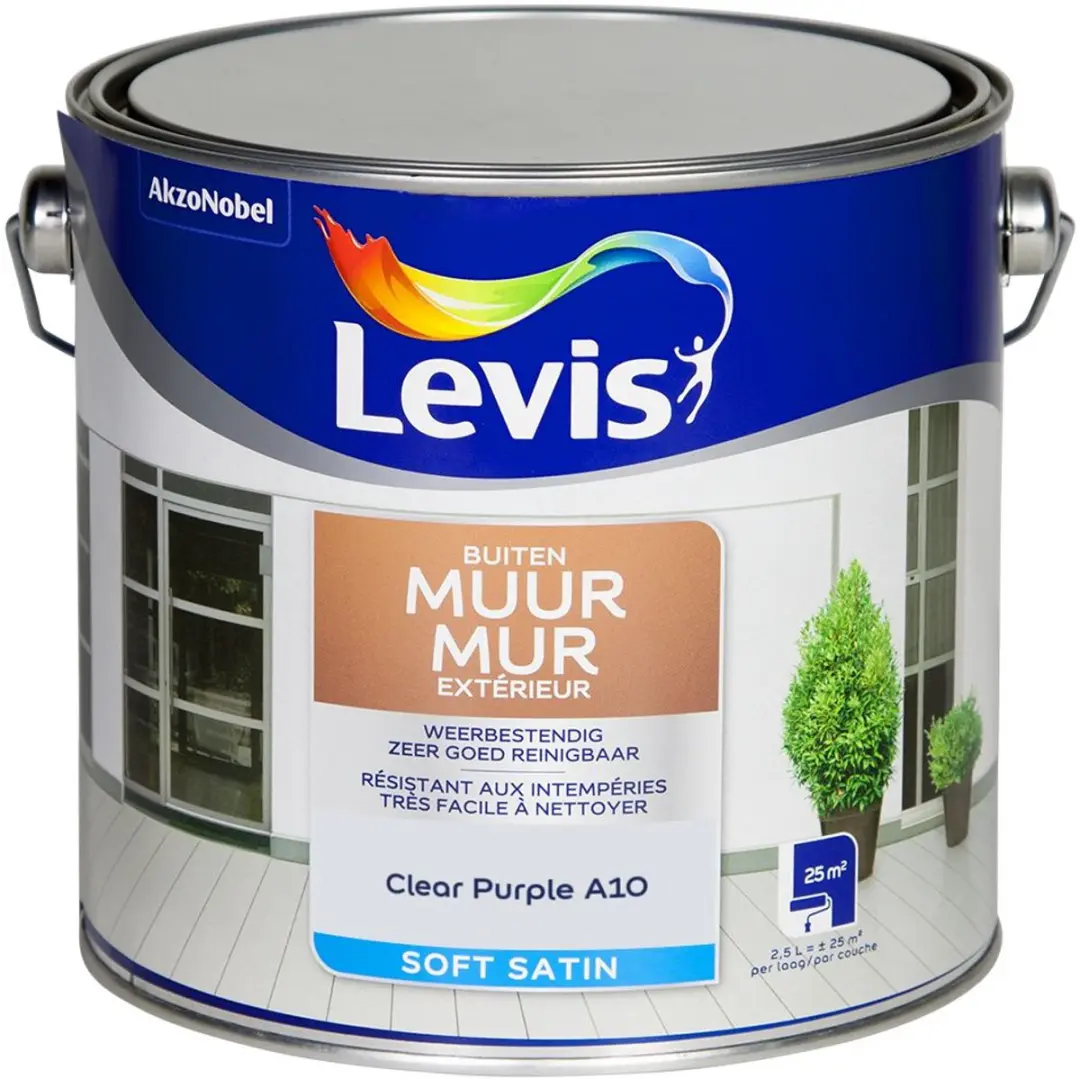 Levi's Muur Buiten Mix Clear Purple A10 Mengverf 2,5L