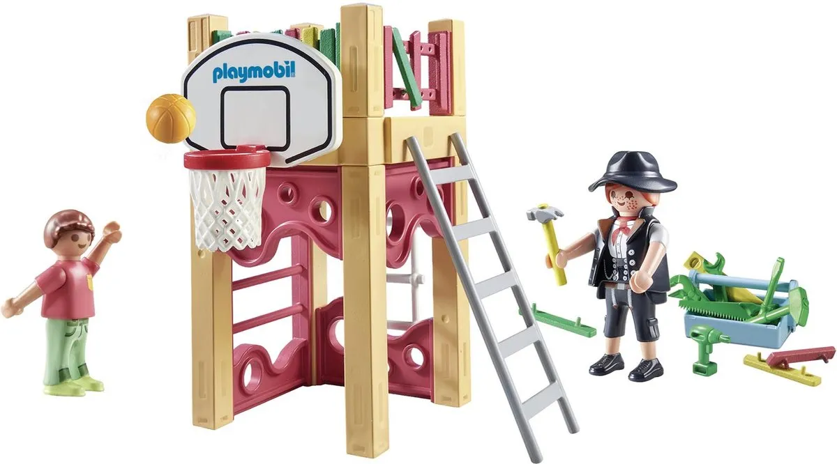 Playmobil Starter Pack Timmerman 71475 - Multicolor