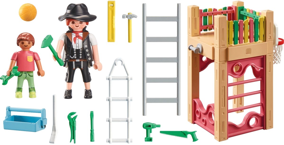 PLAYMOBIL Starter Pack Timmerman op weg naar klus - 71475