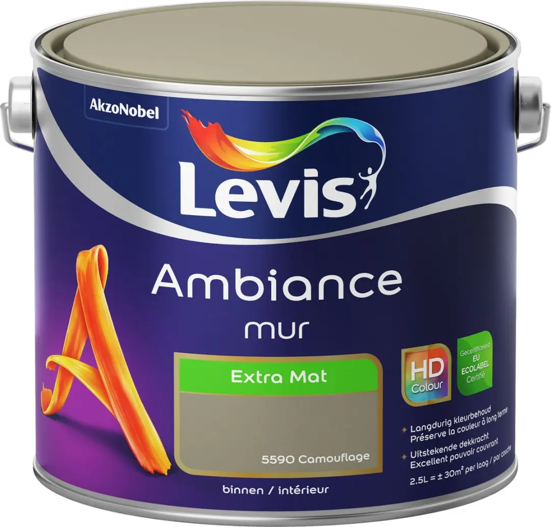 Levi's Ambiance Mur Extra Mat Camouflage 2,5L