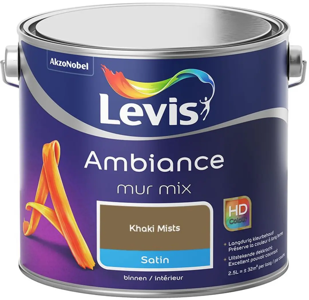 Levi's Ambiance Mur Satin Mix 2,5L