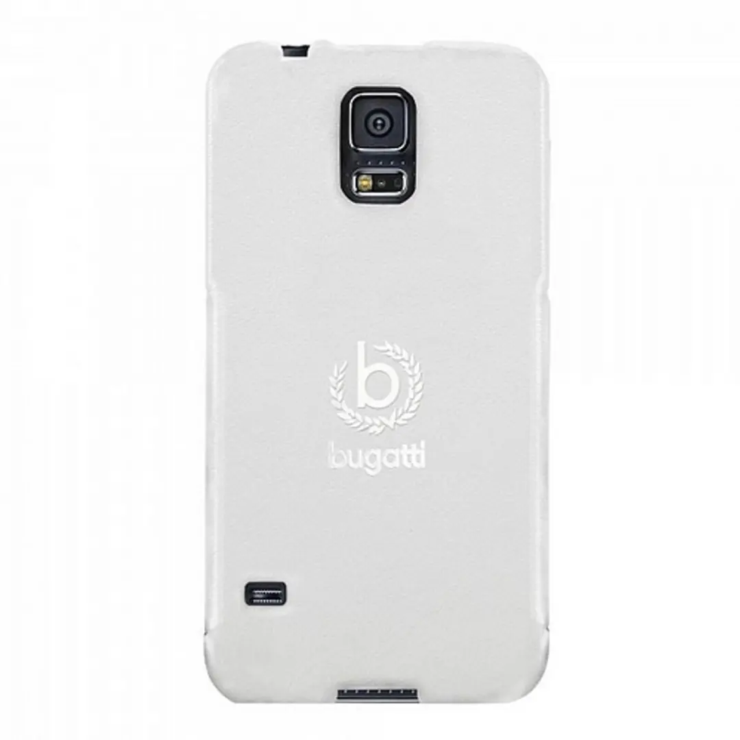 Bugatti Geneva Flip Case - Samsung Galaxy S5 - Wit