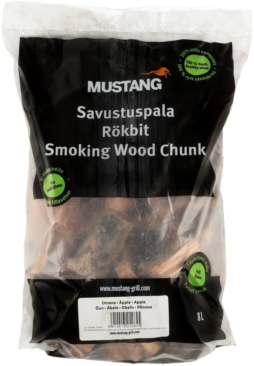 Mustang Apple Smoking Chunks Mild Zoet Rookhout