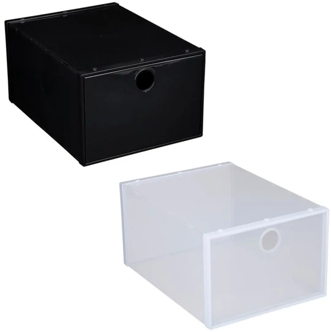 Alpina Schoenendoos Opbergbox 36,5x27x18,5cm - Transparant