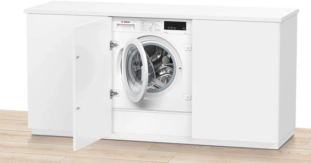 Bosch Serie 6 WIW24342EU Inbouwwasmachine 8kg - 1200rpm - Wit