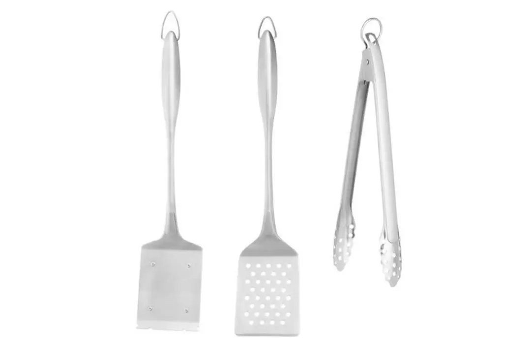 Mustang BBQ Gereedschap Pro Set - 3-delig RVS