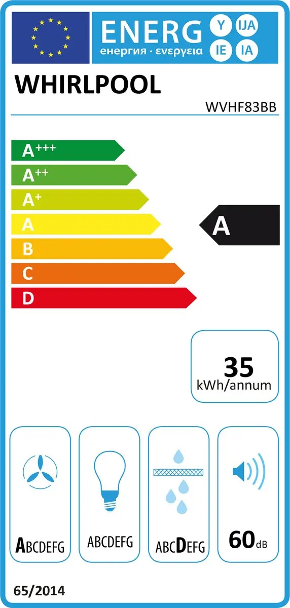 Whirlpool WVHF83BB Inbouw Inductiekookplaat 4 Zones - Zwart