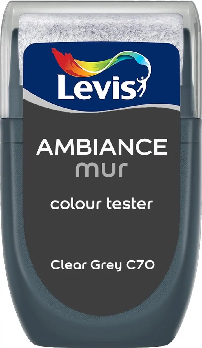 Levi's Muurverf Kleurtester Mat Mix Clear Grey C70