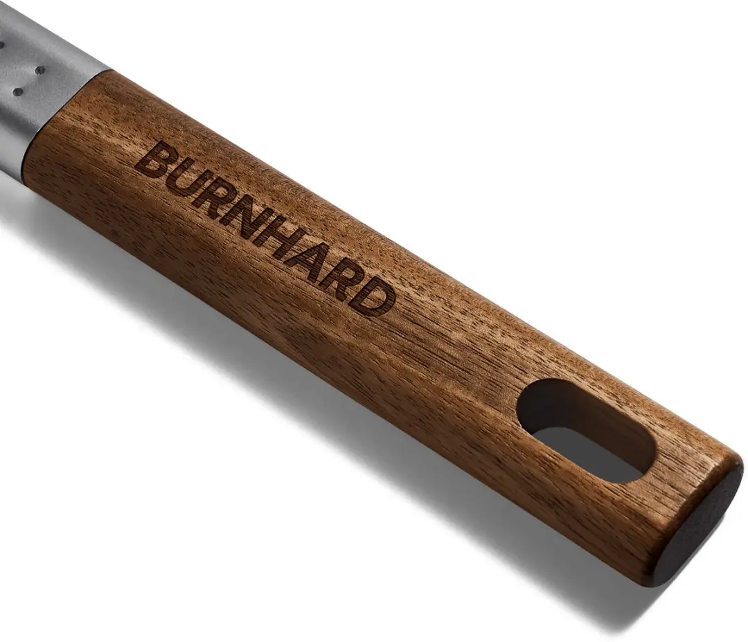 Burnhard Pizzaschep 944652 - Geanodiseerd aluminium - Acaciahouten handvat
