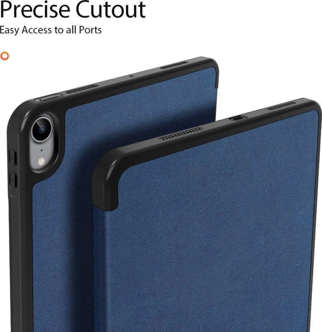 Dux Ducis Domo Bookcase iPad Air 4 10.9 Hoes - Blauw