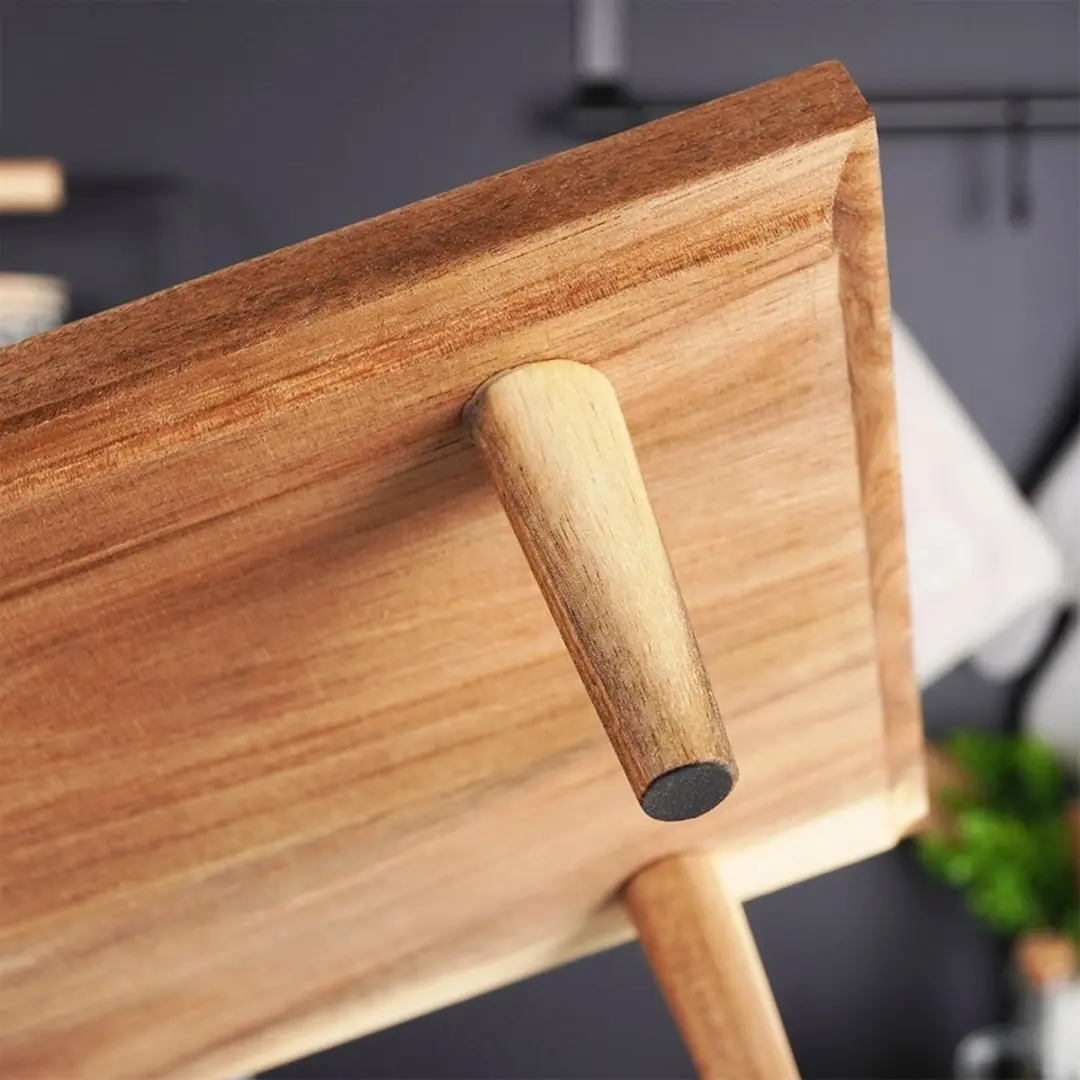 Excellent Houseware Houten Serveerplank 55x18cm - Natuurlijk